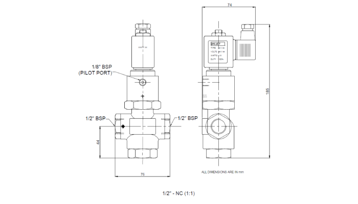 Pilot Operated Valve